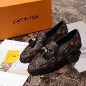 chaussure sport louis vuitton femme leather sapatos with flat heels brown